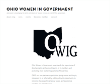 Tablet Screenshot of ohiowomeningovernment.com